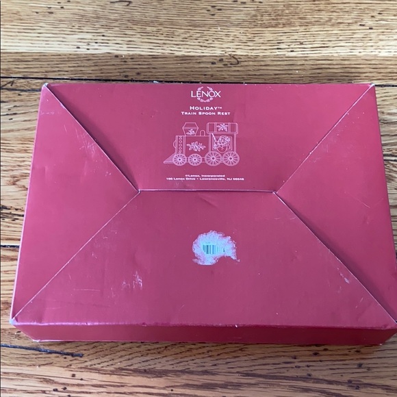 NEW Lenox Vintage Holiday Train Spoon Rest boxed - Picture 6 of 6